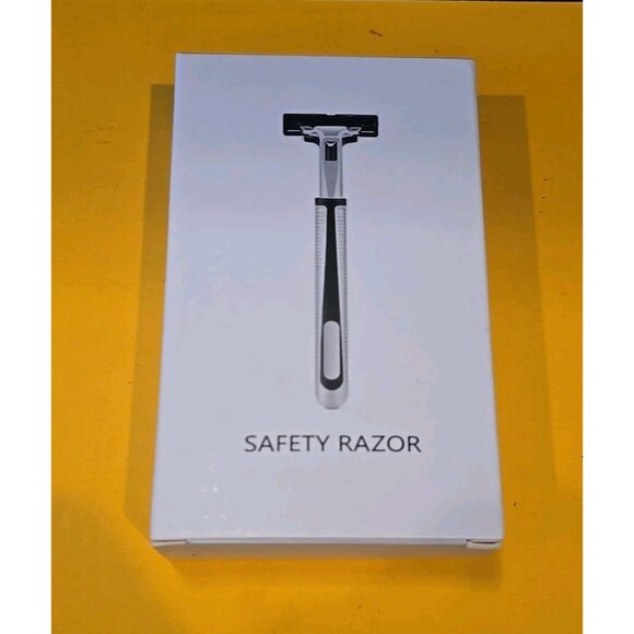 24pcs Stainless Steel Blades Shaving Disposable Safety Razors with 1 Handle mens - Picture 1 of 4